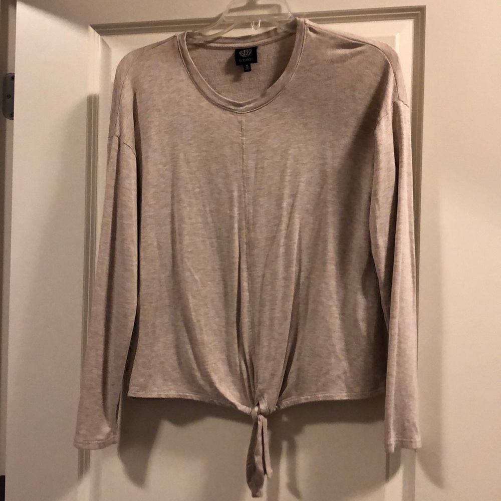 Long Sleeve Cream Tee